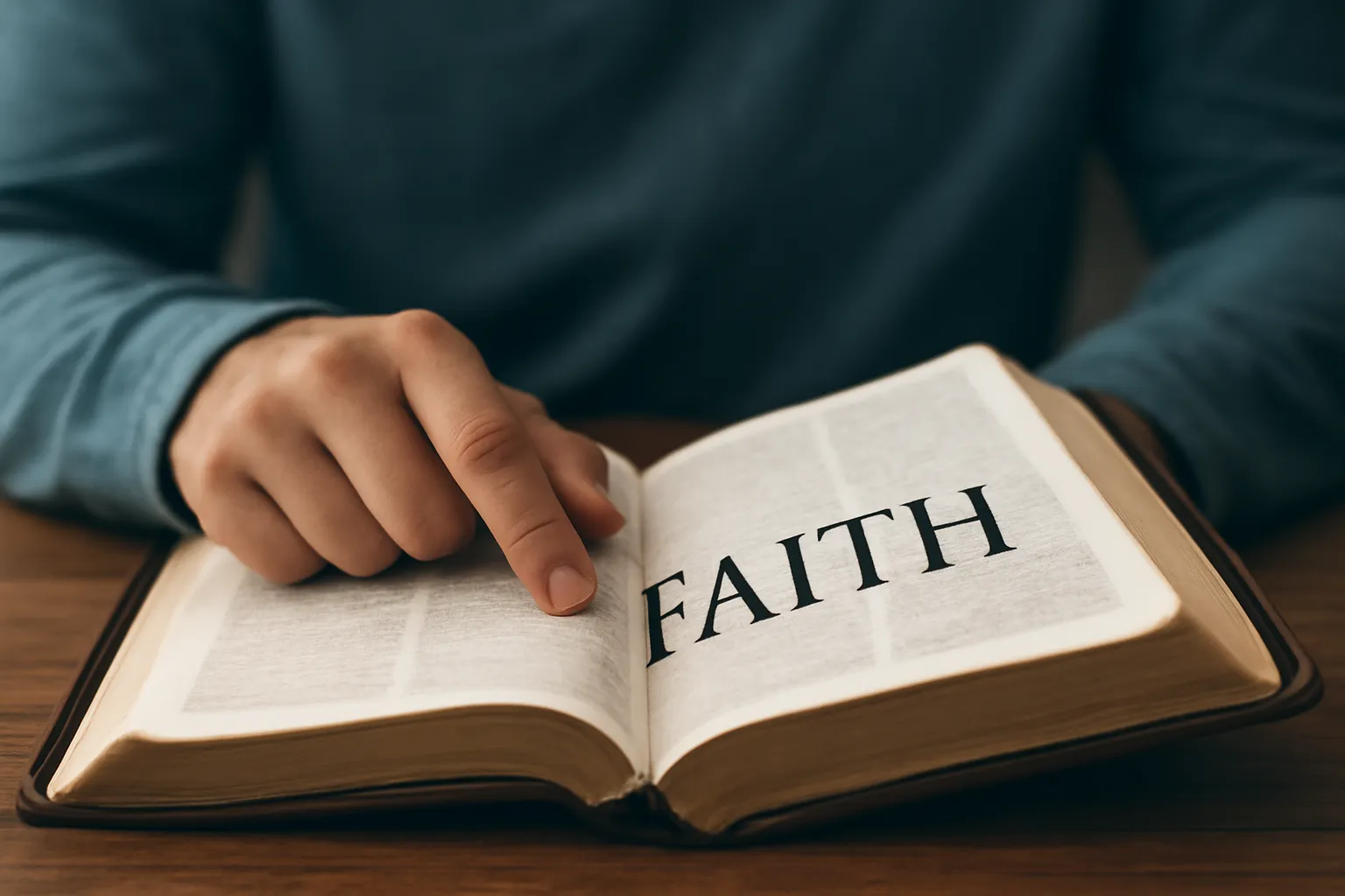 bible reading about faith