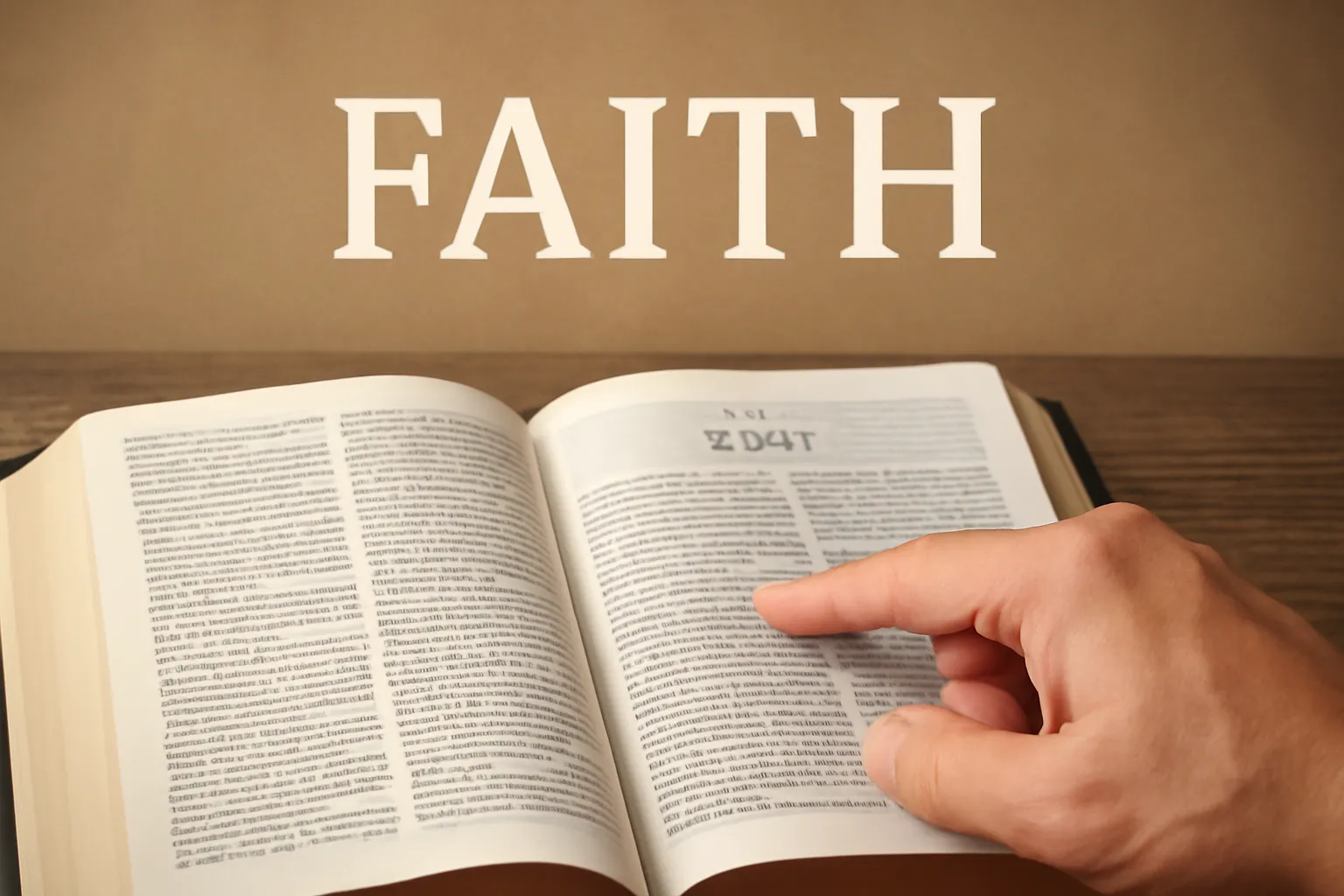 bible talks about faith