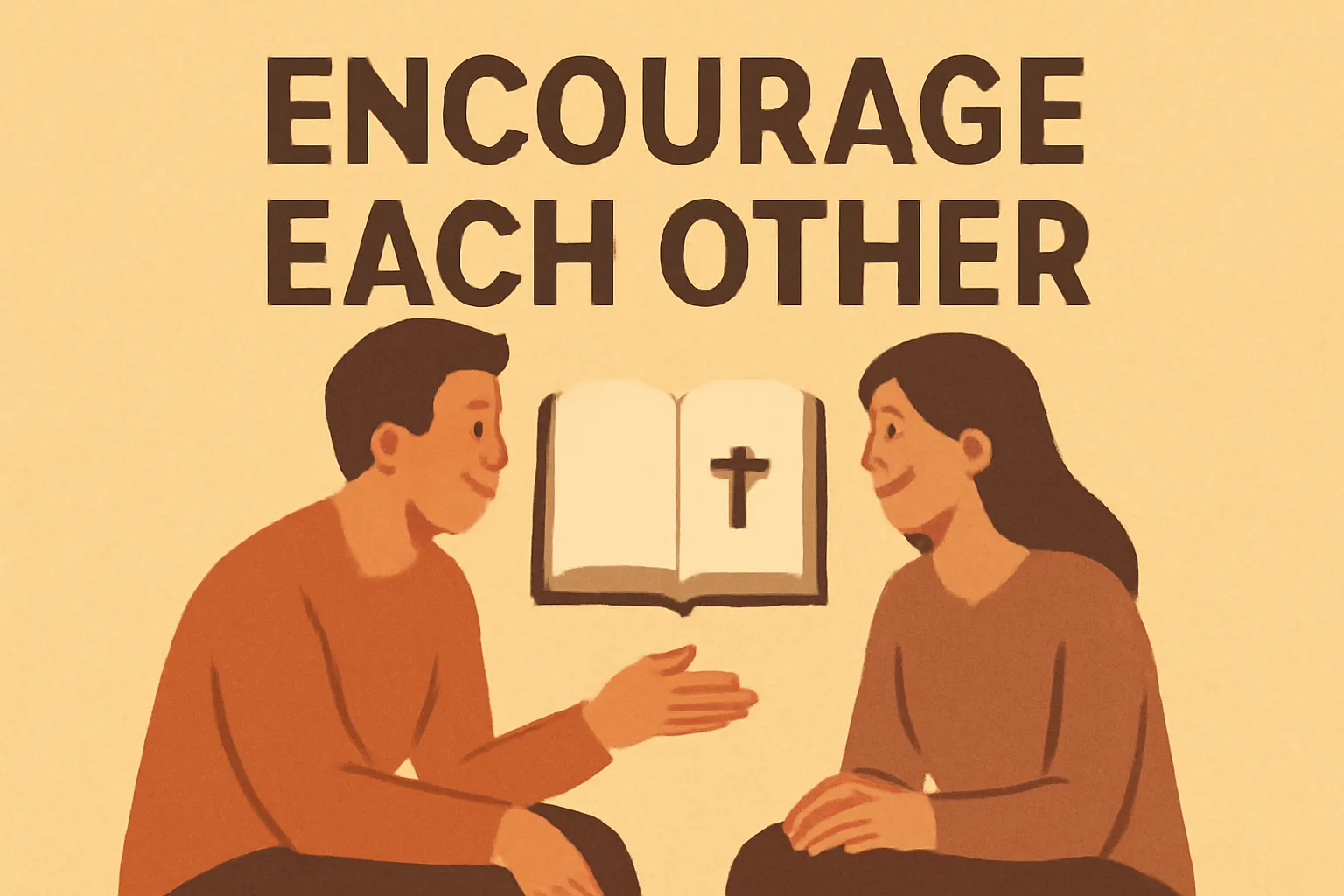 bible verse encourage each other