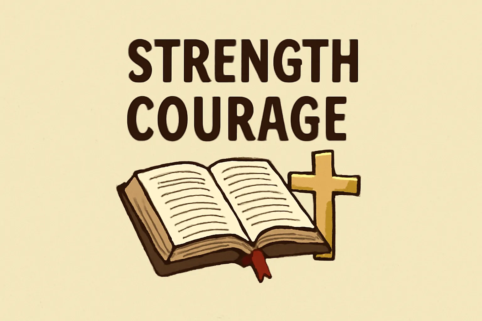 bible verse strength courage