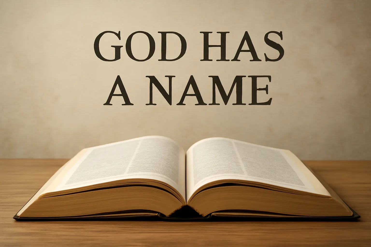 book god has a name