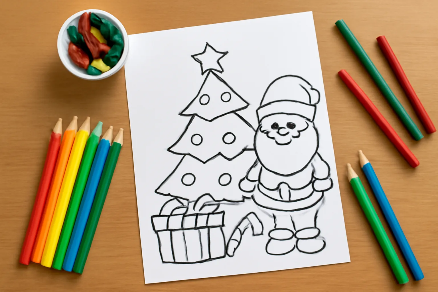 christmas coloring stuff