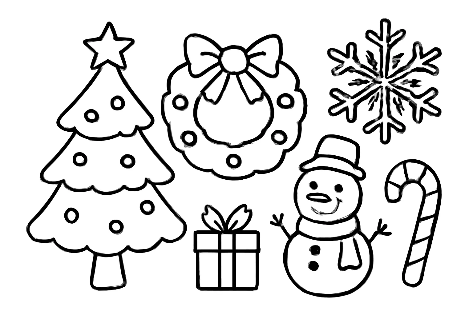 christmas colouring sheet