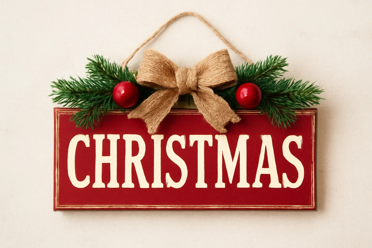christmas sign
