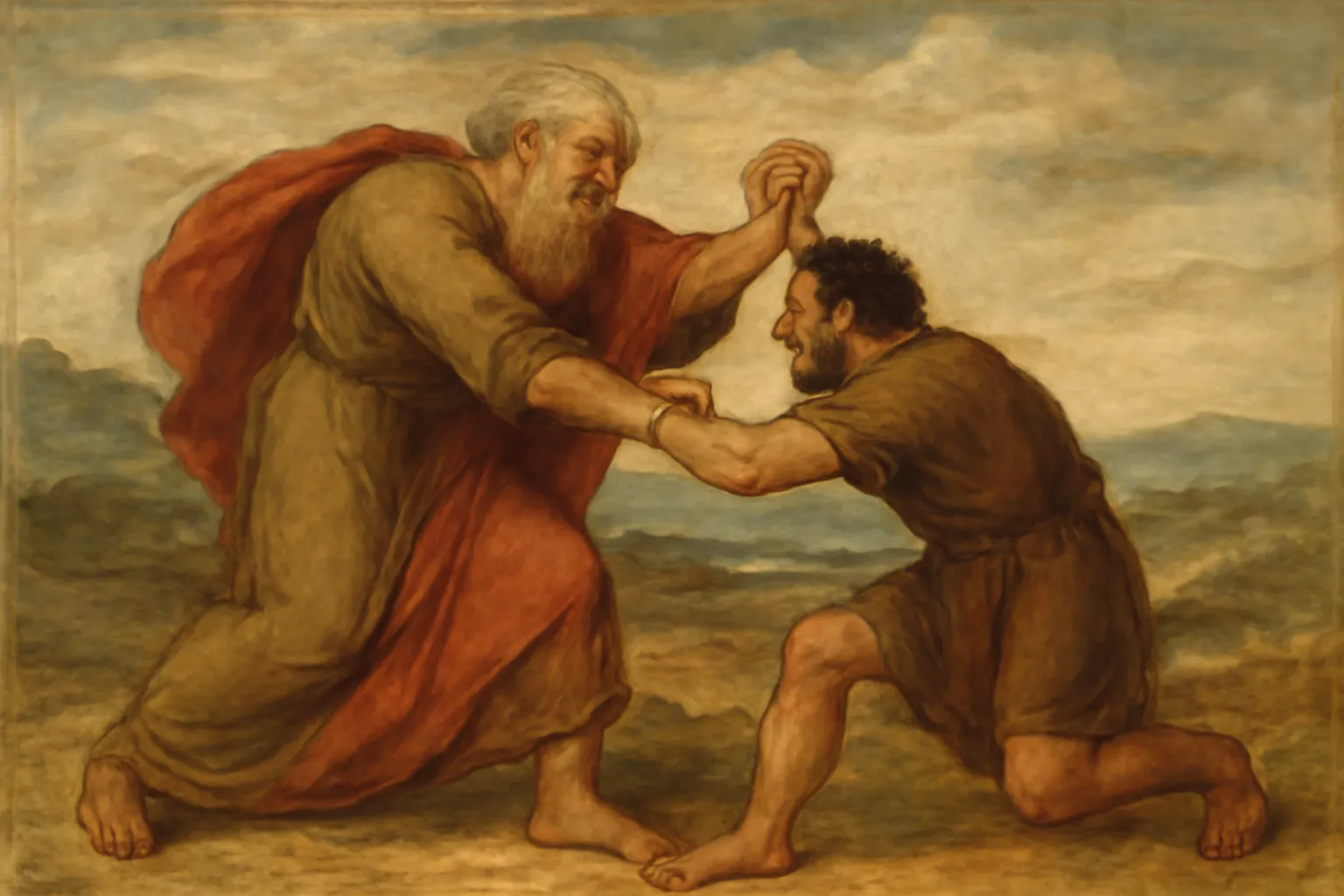 god wrestling jacob
