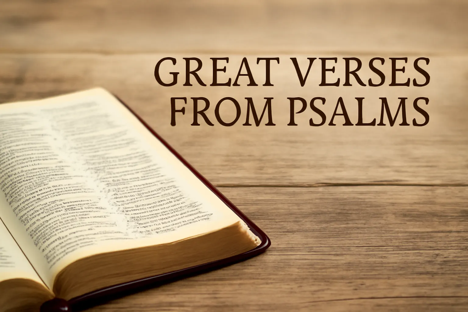 great verses from psalms