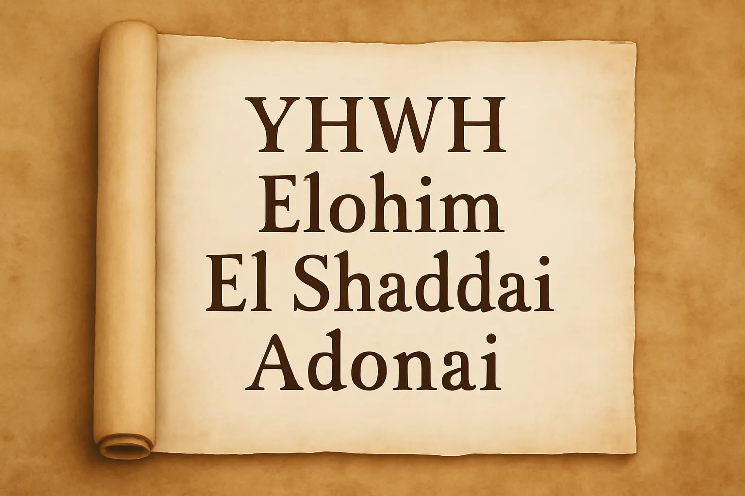 names for god in scripture